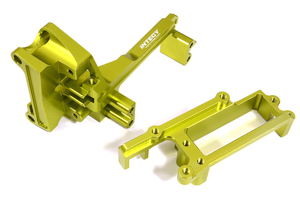 C31341GREEN Billet Machined Handbrake Module Base & Mount for Arrma 1/7 Infraction 6S BLX - Image 1