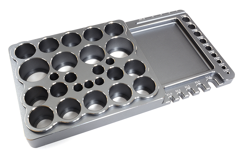 C31361GUN Universal Workbench Organizer 186x100x18mm Workstation Tray - Image 1