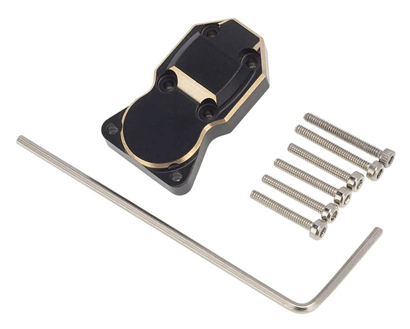 C31388 Alloy Machined Brass 11g Differential Cover for Axial 1/24 SCX24 - Image 1