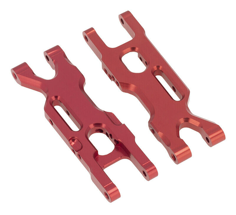 C31399RED Alloy Machined Rear Lower Suspension Arms for Losi 1/18 Mini-T 2.0 - Image 1