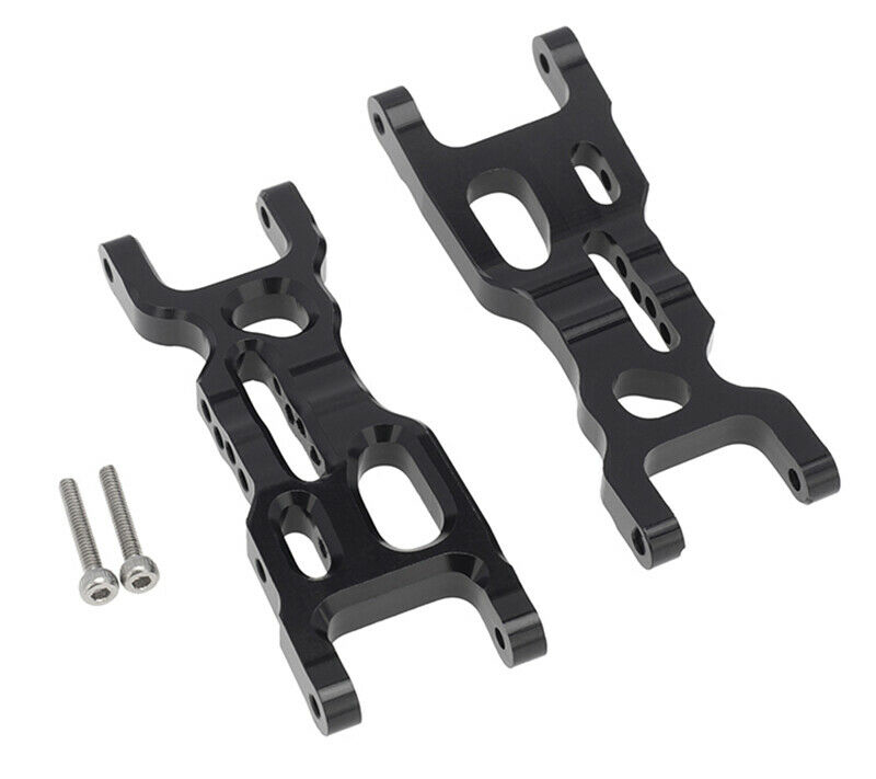 C31400BLACK Alloy Machined Front Lower Suspension Arms for Losi 1/18 Mini-T 2.0 - Image 1