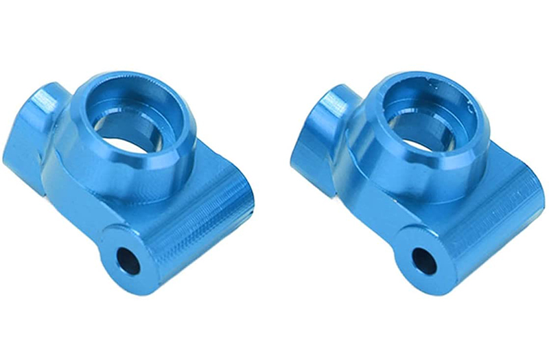 C31402BLUE Alloy Machined Rear Hub Carriers for Losi 1/18 Mini-T 2.0 - Image 1