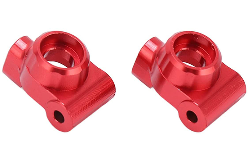 C31402RED Alloy Machined Rear Hub Carriers for Losi 1/18 Mini-T 2.0 - Image 1