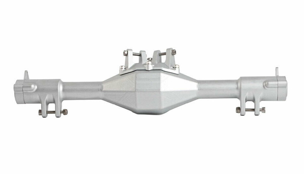 C31420SILVER Alloy Machined Rear Axle Housings for Losi 1/6 Super Baja Rey 1.0 & 2.0 - Image 1