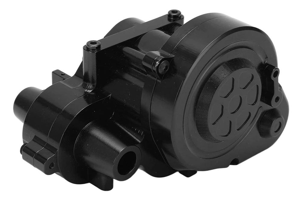 C31434BLACK Alloy Machined Gearbox Housings for Axial 1/10 RBX10 Ryft 4WD Rock Bouncer - Image 1
