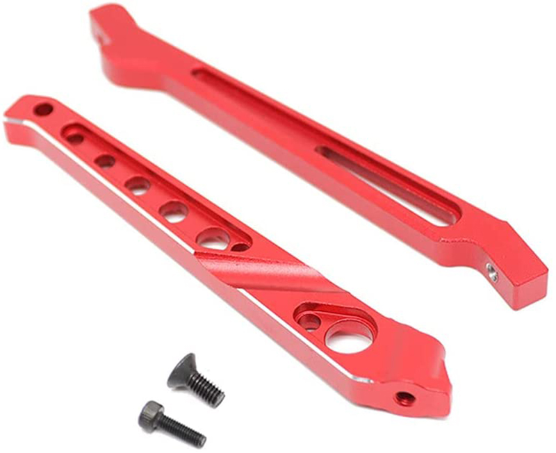 C31440RED Alloy Machined Chassis Braces for Arrma Senton 6S & Typhon 6S BLX ARA320555 - Image 1