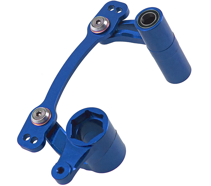 C31442BLUE Steering Bellcrank Set for Arrma 1/8 Kraton, Senton & Typhon 6S BLX AR340073 - Image 1