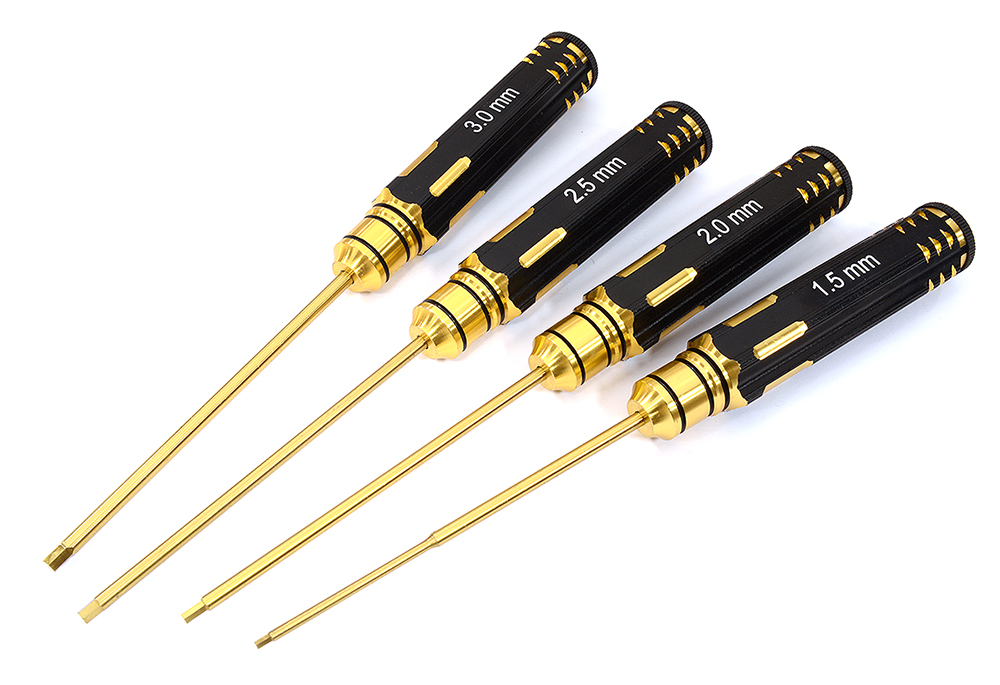 C31454 Metric Size Allen Hex Wrench Set 4pcs (1.5, 2, 2.5 & 3mm) - Image 1