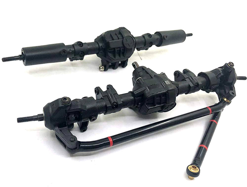 C31465 Composite Complete F & R Axle Assembly w/ Spool for Axial 1/10 SCX10 II - Image 1