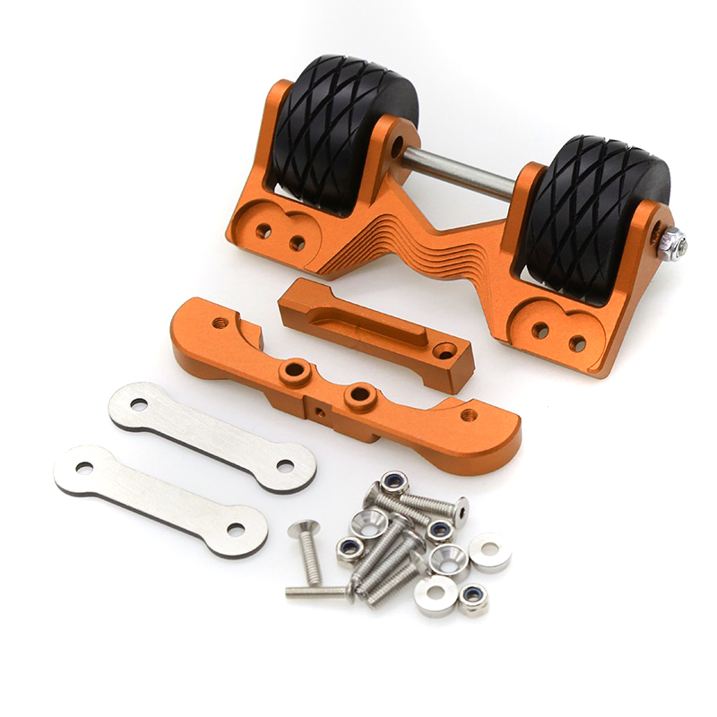 C31492ORANGE Wheelie Bar Set for Traxxas 1/10 Maxx 4S Truck 8976 - Image 1
