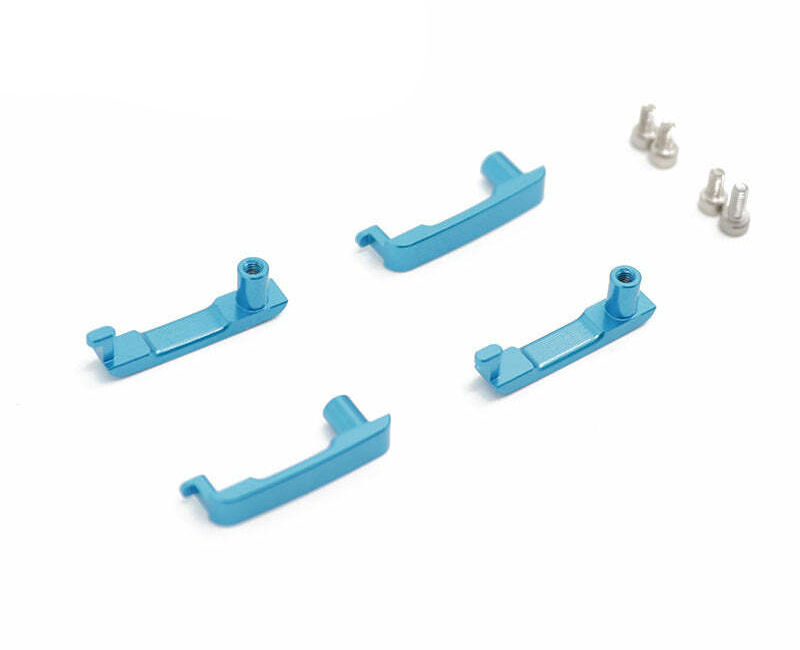 C31514LIGHTBLUE Alloy Door Handles Add-On for Traxxas TRX-4 2021 Ford Bronco - Image 1