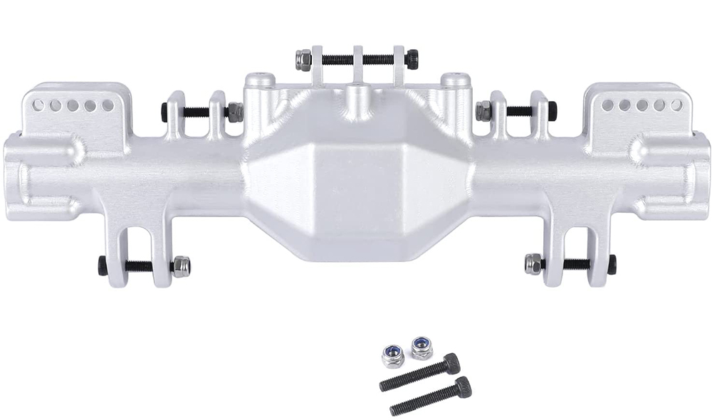 C31515SILVER Alloy Axle Housing (1) for Losi 1/8 LMT 1.0 4WD Monster Truck - Image 1