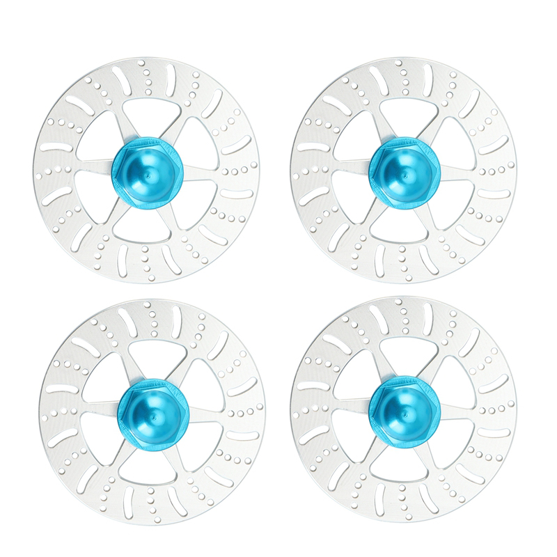 C31518SILVER Realistic Brake Disc (4) for Losi 1/8 LMT 1.0 4WD Monster Truck - Image 1