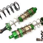 Green Alloy Machined HD Big Bore Shocks for 1/8 Scale Off-Road (110mm, 2-Pack)
