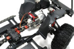 Realistic 1/10 Scale Orange Off-Road Crawler Truck with 313mm Wheelbase - Image 9