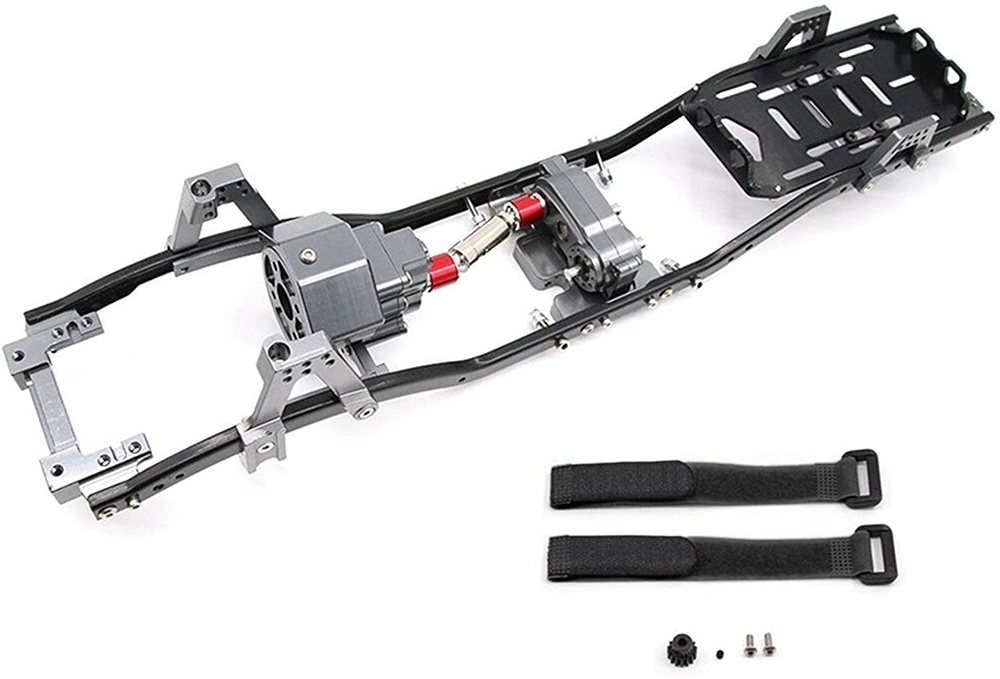 C31571GUN Alloy 1/10 MCX10 Trail Off-Road Scale Crawler Chassis Frame 313mm Wheelbase - Image 1