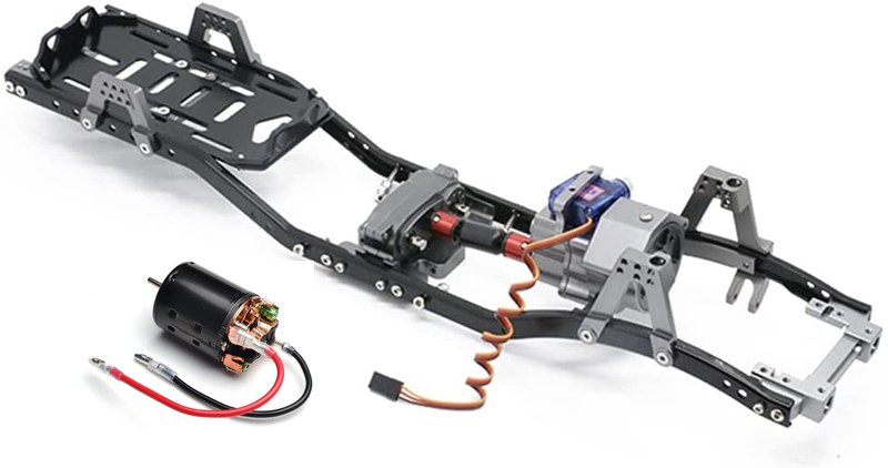 C31575GUN Alloy 1/10 MCY10 Trail Off-Road Scale Crawler Chassis Frame w/2-Speed, 45T Motor - Image 1