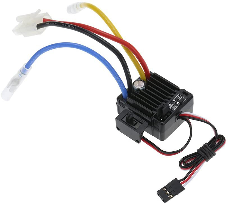 C31594 Brushed ESC 60A WP-1060-RTR Waterproof 2-3S for RC Car - Image 1