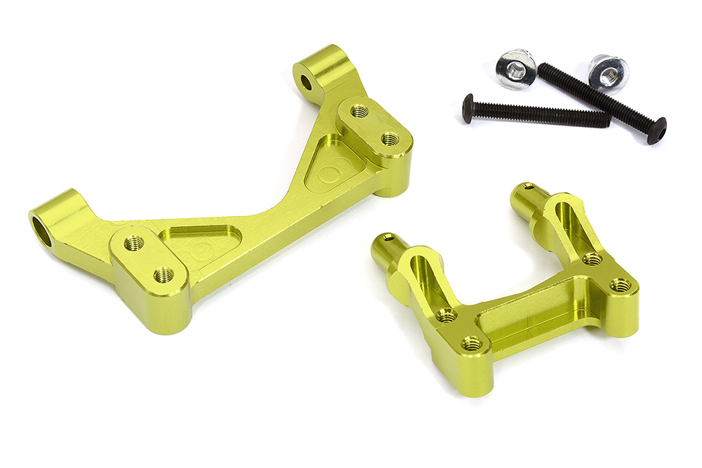 C31603GREEN Alloy Body Roll Cage F&R Mounts for Losi 1/10 Lasernut U4 4WD Brushless RTR - Image 1