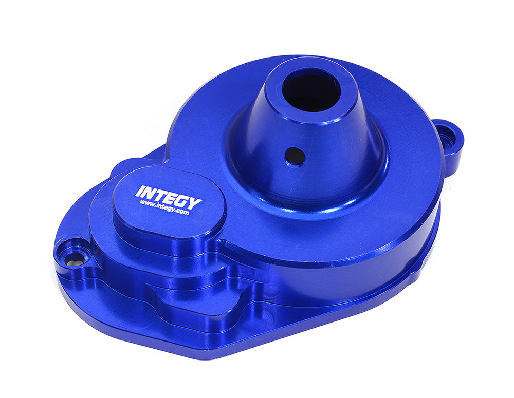 C31607BLUE Alloy Machined Gear Cover for Losi 1/10 22S Drag, SCT & ST - Image 1