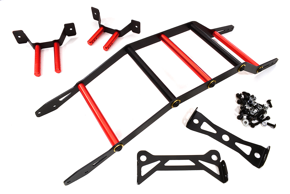 C31609RED Exo-Skeleton Body Roll Cage Kit for Arrma 1/10 Granite Voltage 2WD AR402192 - Image 1