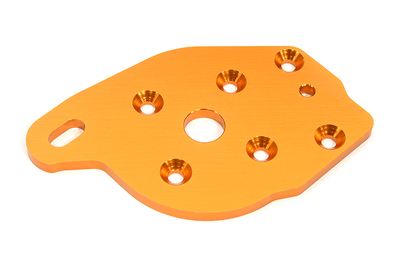 C31611ORANGE Billet Machined Motor Plate for Traxxas 1/10 Maxx 4S Truck 8960 - Image 1