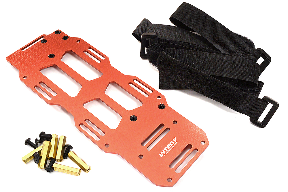 C31627RED Machined Battery Plate for Arrma 1/8 Kraton, Outcast & Notorious 6S BLX AR320351 - Image 1