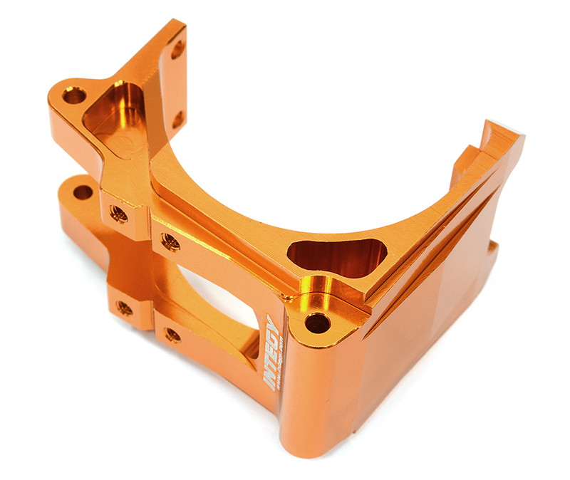 C31630ORANGE Billet Machined Alloy Motor Guard for Losi 1/10 2WD RTR 22S Drag - Image 1