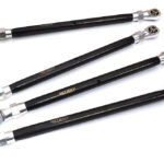 Silver Front and Rear Lower Suspension Links for Axial SCX6 RC Crawler 254004