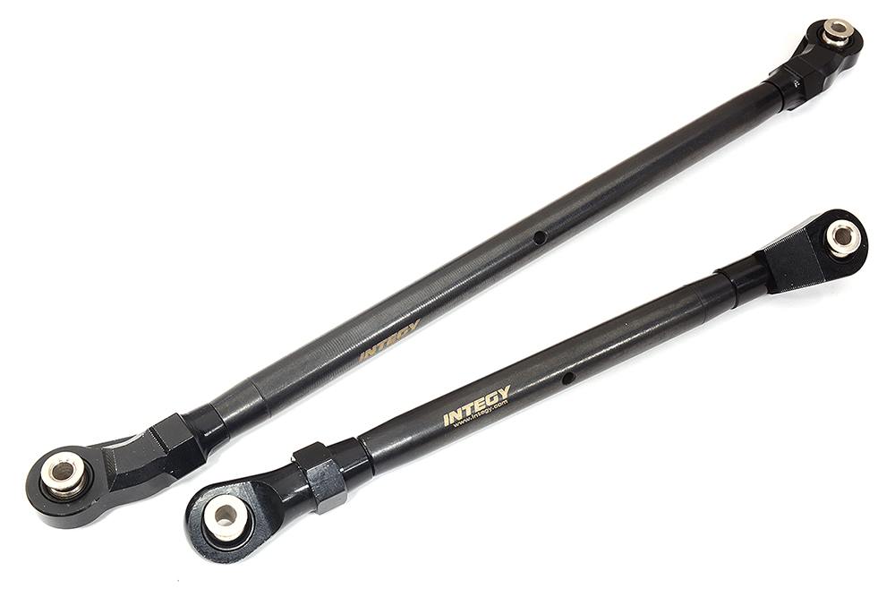 C31640BLACK Alloy Steering and Panhard Linkages for Axial SCX6 RC Crawler 254000 254001 - Image 1