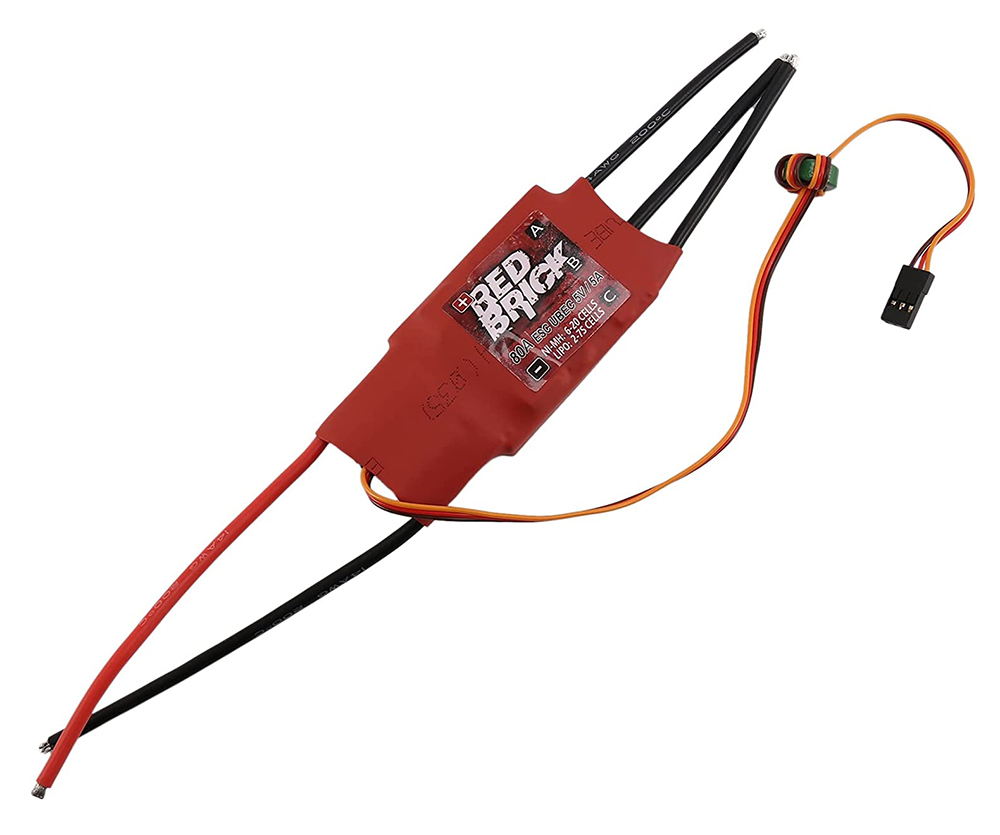 C31656 80A Brushless Type 2S-7S ESC Forward/Brake for R/C Aircraft - Image 1