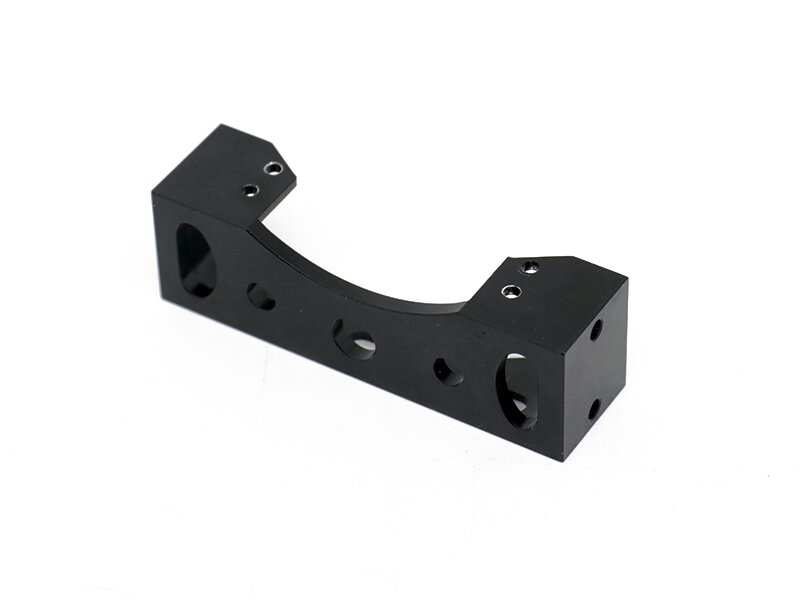 C31668BLACK Alloy Chassis Cross Brace w/ Gap Bridge Option for 1/14 Scale Tractor W=59mm - Image 1