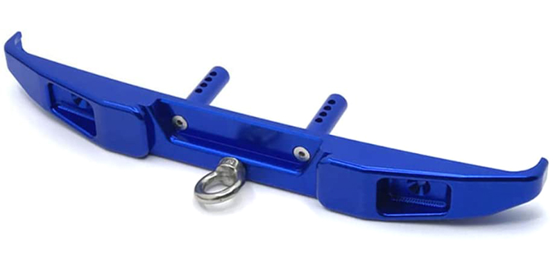 C31694BLUE Alloy Machined Rear Bumper Set for Axial SCX6 250002 - Image 1