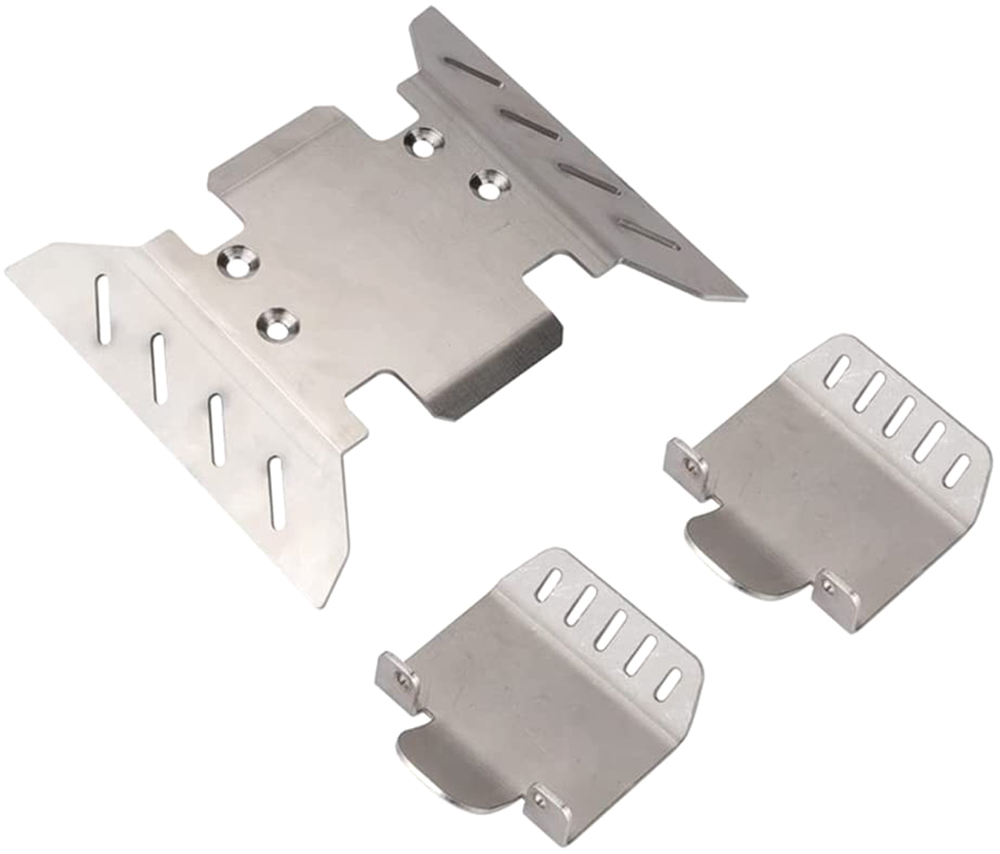 C31709 3-Piece Stainless Steel Protection Plates for Axial SCX6 - Image 1