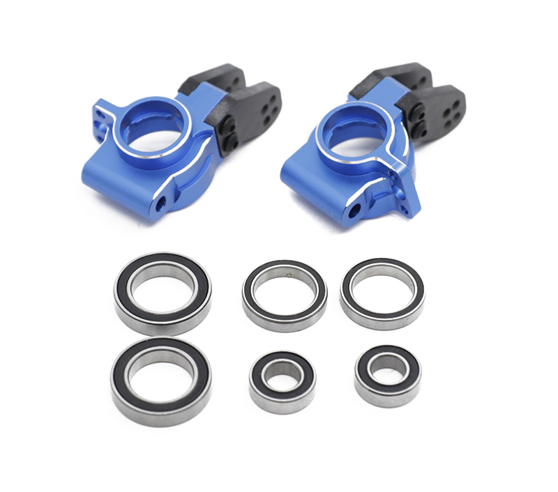 C31776BLUE HD Rear Hub Carriers for Arrma 1/8 Kraton, Outcast, Talion & Typhon AR330193 - Image 1