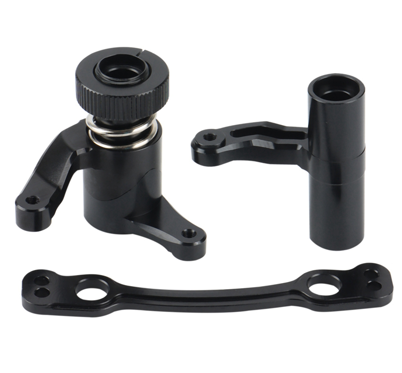 C31784BLACK Steering Bellcrank Set for Arrma 1/8 Kraton, Outcast, Typhon & Talion AR340073 - Image 1