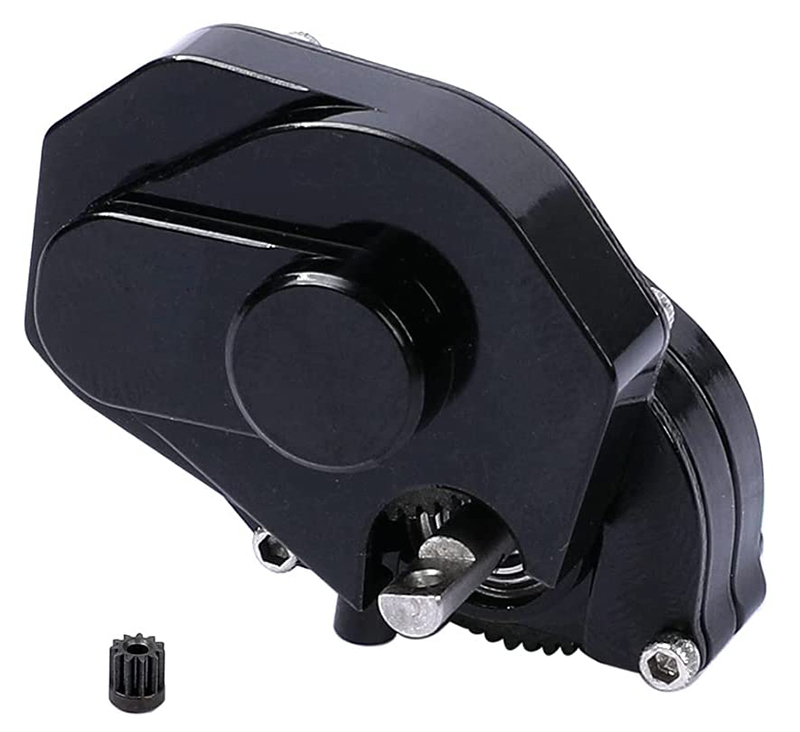 C31796BLACK Alloy Center Gearbox w/ Internals for Axial 1/24 SCX24 Rock Crawler - Image 1