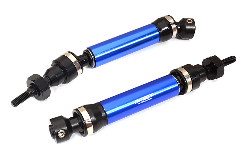 C31817BLUE Dual Joint Telescopic Front Drive Shafts for 1/10 Stampede 4X4 & Slash 4X4 6851X - Image 1