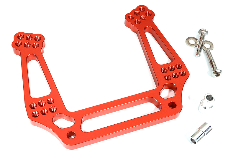 C31821RED Billet Machined Alloy Front Shock Tower for 1/10 Slash 2WD & Stampede 2WD 3639 - Image 1