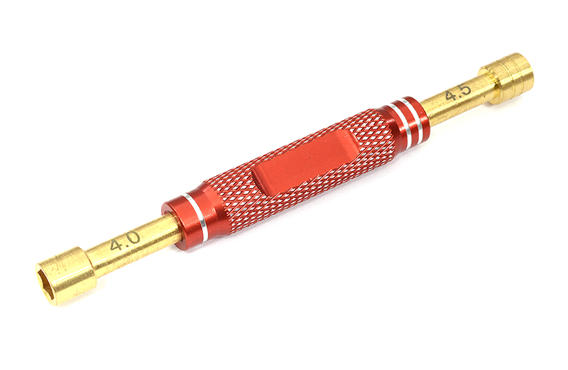 C31837RED 4mm & 4.5mm Hex Nut Driver Tool Set for Axial SCX24 - Image 1