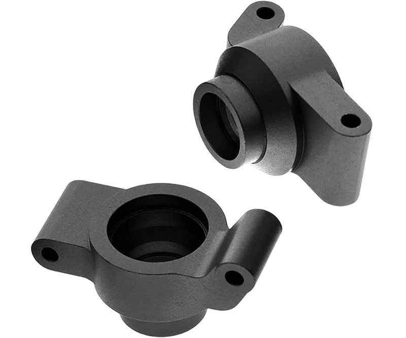 C31875BLACK Alloy Machined Rear Hub Carriers for Traxxas 1/10 Maxx 4S 8952 - Image 1