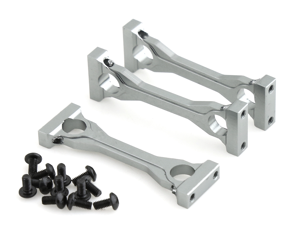 C31898GUN Alloy Chassis Center Mid Cross Braces (3) for 1/14 Scale Tractor W=59mm - Image 1