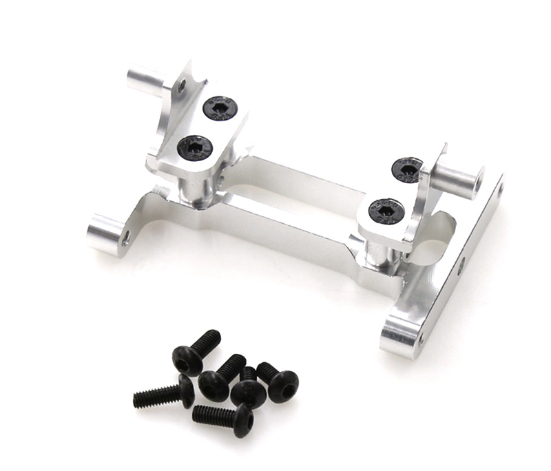 C31899SILVER Alloy Rear Suspension Chassis Cross Brace for 1/14 Scale Tractor W=59mm - Image 1