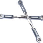 Alloy Machined M3 Size Ball End 64mm Linkages w/ Adjustable Turnbuckles