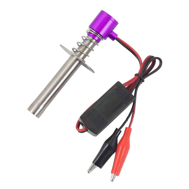 C31935PURPLE 6V-12VDC Input Glow Plug Igniter for Nitro Model Engine - Image 1