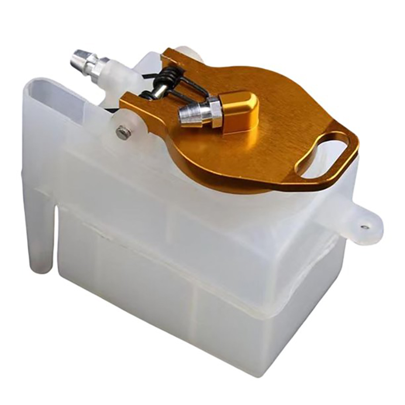 C31937GOLD Plastic Fuel Tank 74x38x70mm & Metal Alloy Top Cap 122059 - Image 1