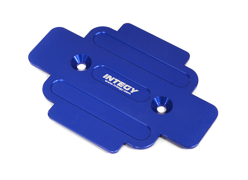 C31949BLUE Billet Machined Center Gearbox Bottom Plate for Losi 1/8 LMT & LMT 2.0 4WD - Image 1