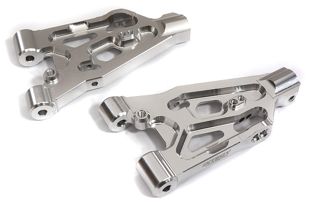 C31957SILVER Machined Front Lower Suspension Arms for Arrma 1/7 Limitless All-Road AR330503 - Image 1