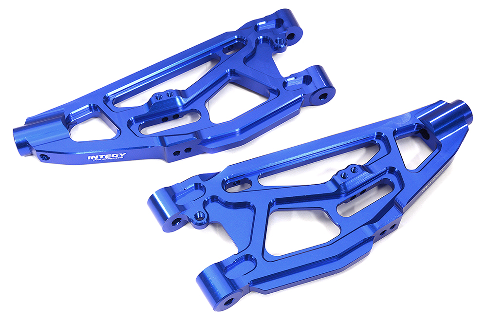 C31960BLUE Machined Front Lower Suspension Arms for Arrma 1/8 Kraton 6S BLX V5 ARA330656 - Image 1
