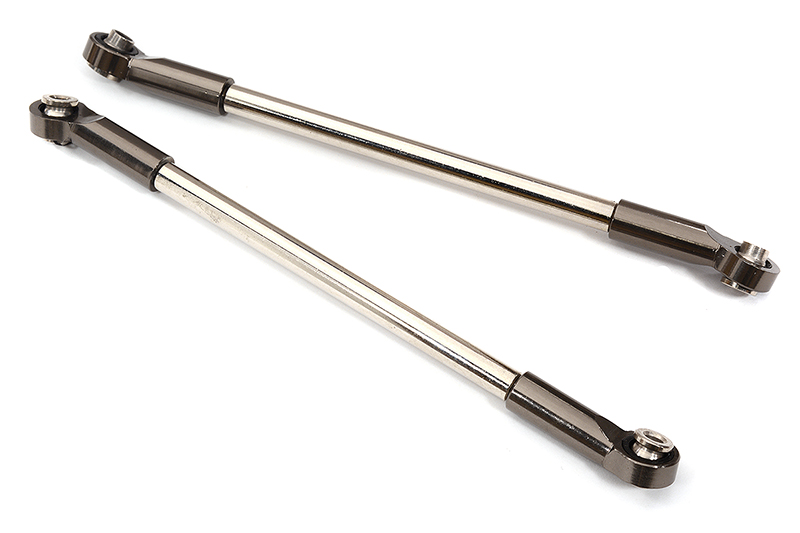 C31968GREY Billet Machined 112mm Front Upper Linkage (2) for Element RC 1/10 Enduro Sendero - Image 1